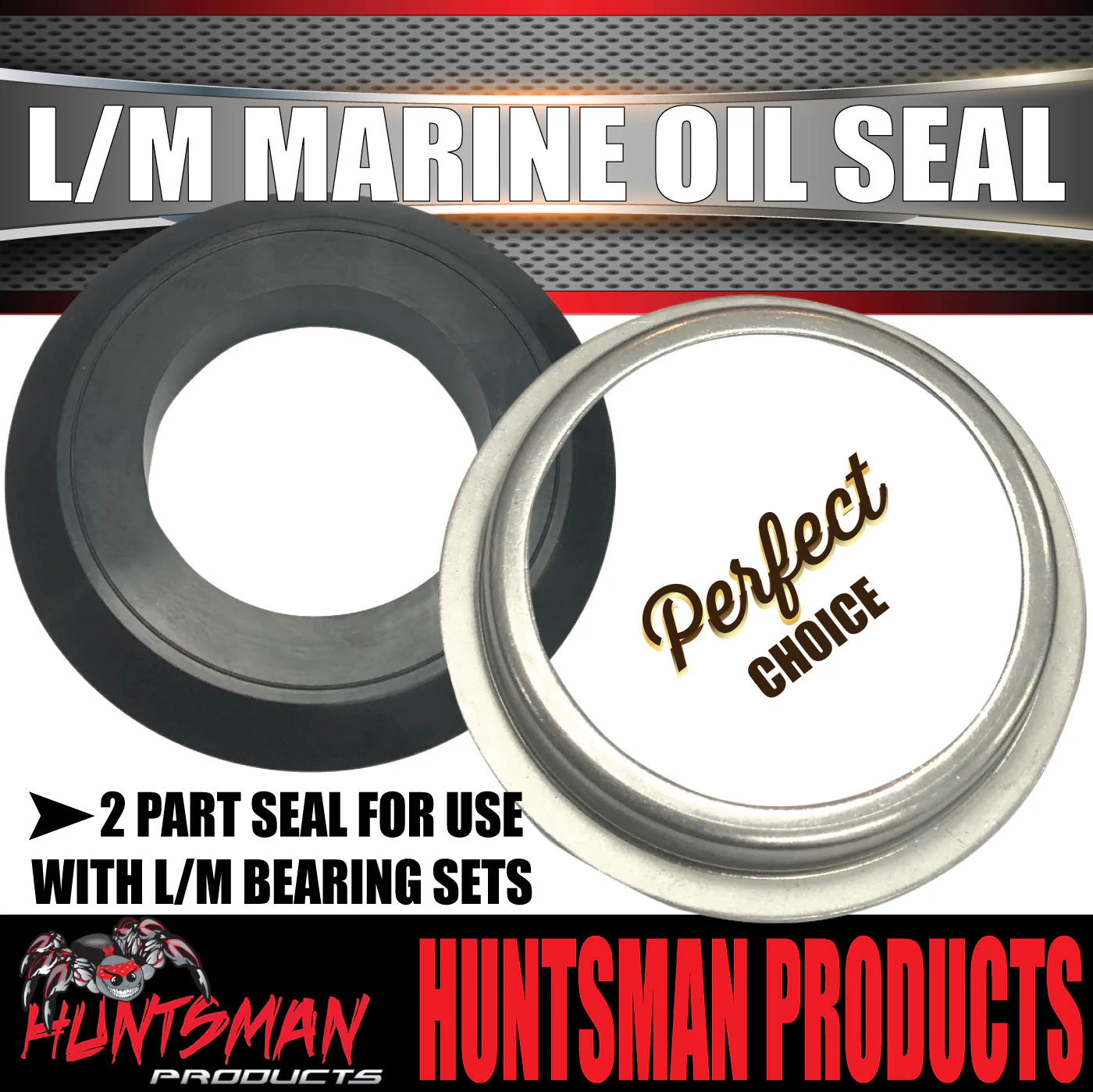 2 x Marine Oil Seal LM (Holden) for Trailer Hub Drum Disc Holden Bearings - Image 6