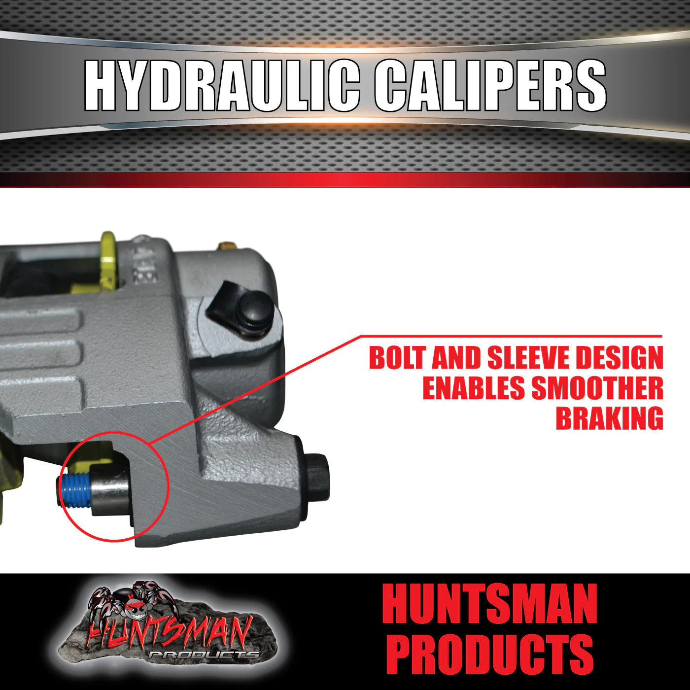 2000Kg 12" L/C Dacromet Boat Trailer Caravan Hydraulic Ventilated Disc Brake Kit - Image 6