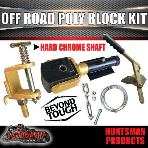 2000KG DIY Off Road Trailer Kit. Outback Springs, Electric Brakes. Poly Coupling - Image 6