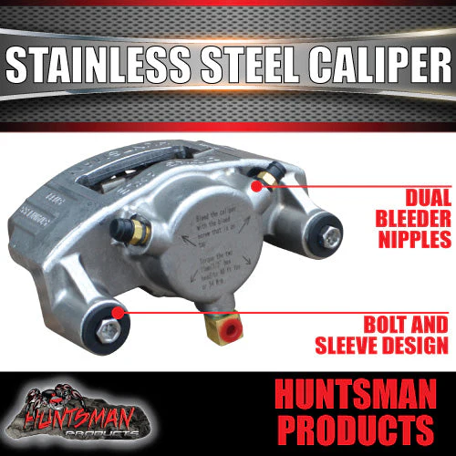 2000Kg Stainless Steel Trailer Hydraulic Ventilated Disc Brake Kit. 5 Stud L/C - Image 4