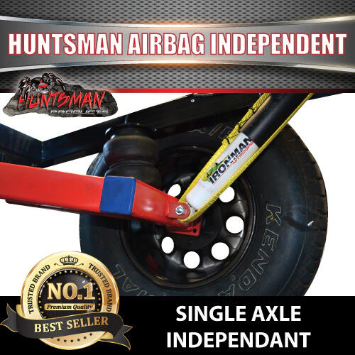 2000KG Tandem Trailer Caravan Off road Air Bag Independent Suspension - Image 5