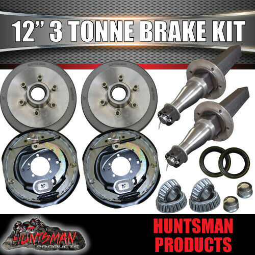 2500KG DIY Off Road Trailer Kit. Outback Springs, Electric Brakes. Stub Axles. - Image 2