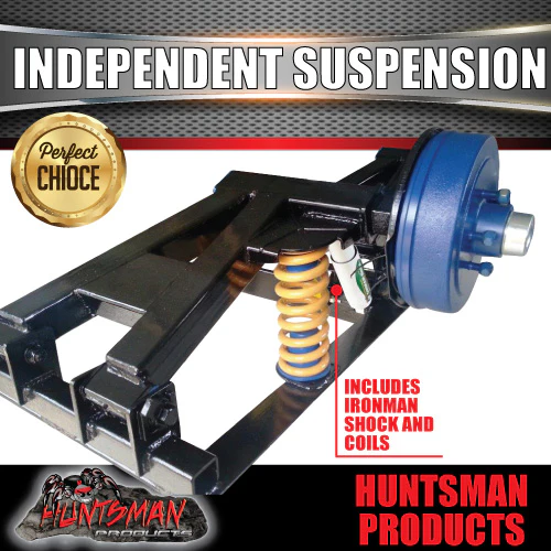 2500Kg Off Road Camper Trailer Caravan Shock & Coil Independent suspension - Image 4