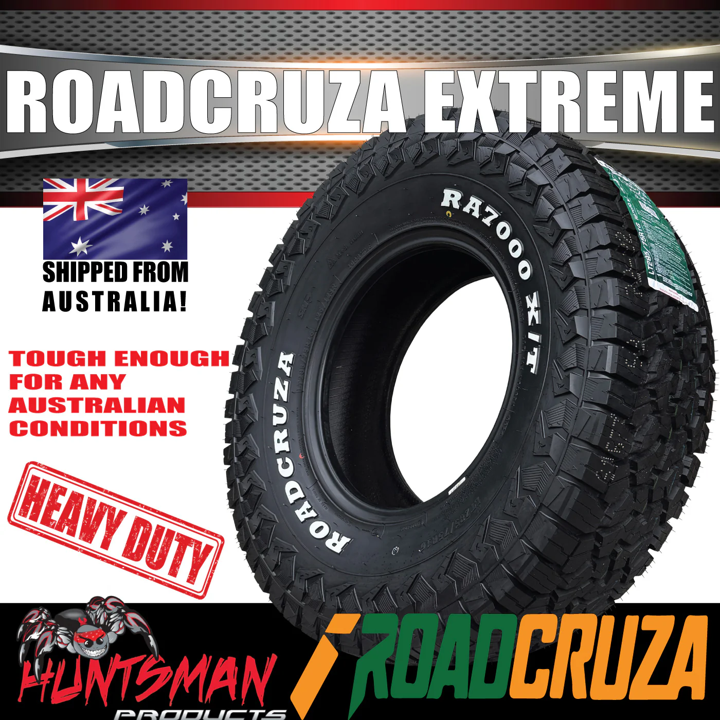 265/65R17 L/T Roadcruza RA7000 X/T Tyre Extreme Terrain 120/117S. 265 65 17