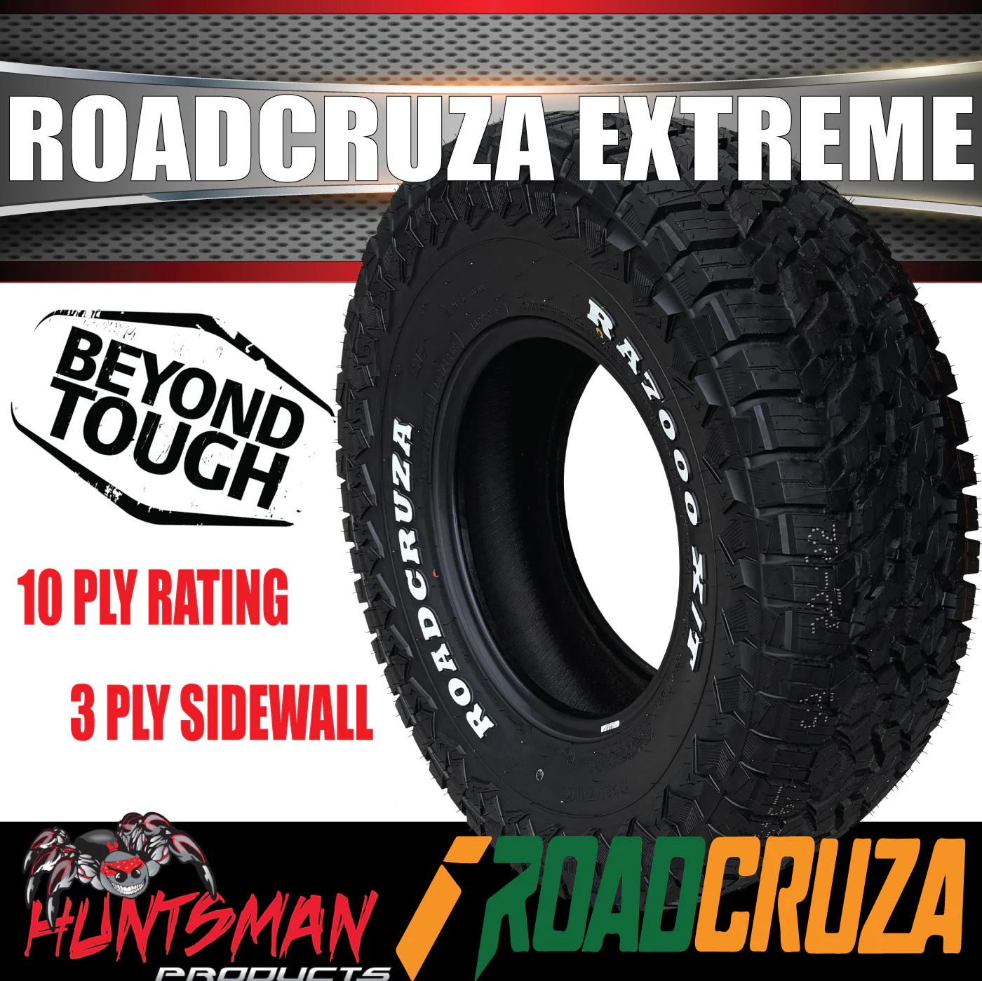 265/65R17 L/T Roadcruza RA7000 X/T Tyre Extreme Terrain 120/117S. 265 65 17 - Image 5