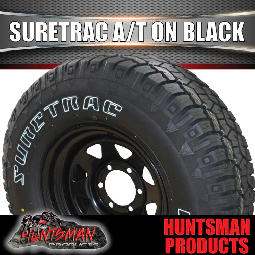 285/70R17 Suretrac A/T on 17" Black Steel Rim. 285 70 17 - Image 4