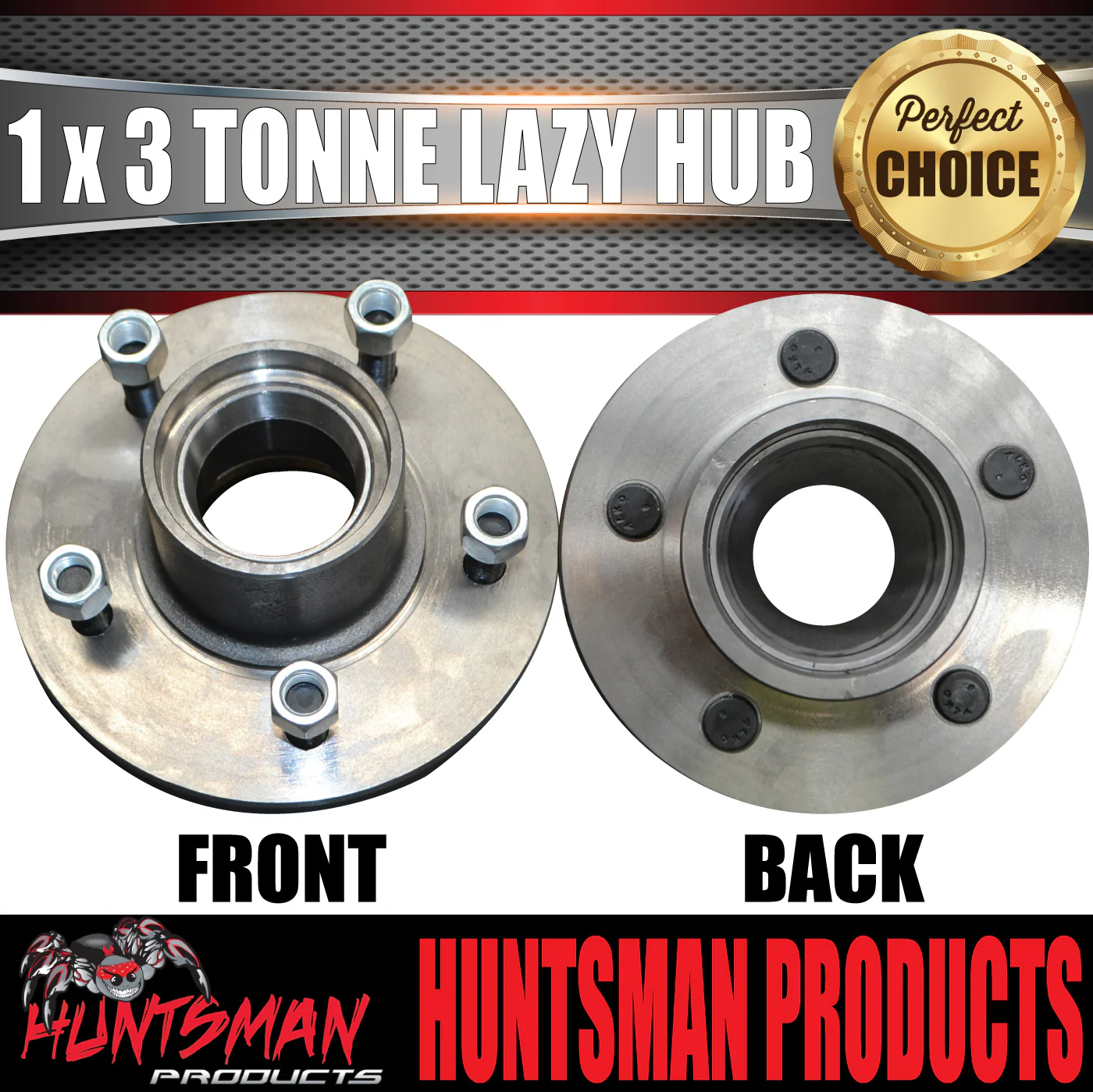 2X 3 Tonne 5 Stud LC Trailer Caravan Hubs 5/150 pcd 3000kg Bearings.  Suits Huntsman & Alko - Image 5