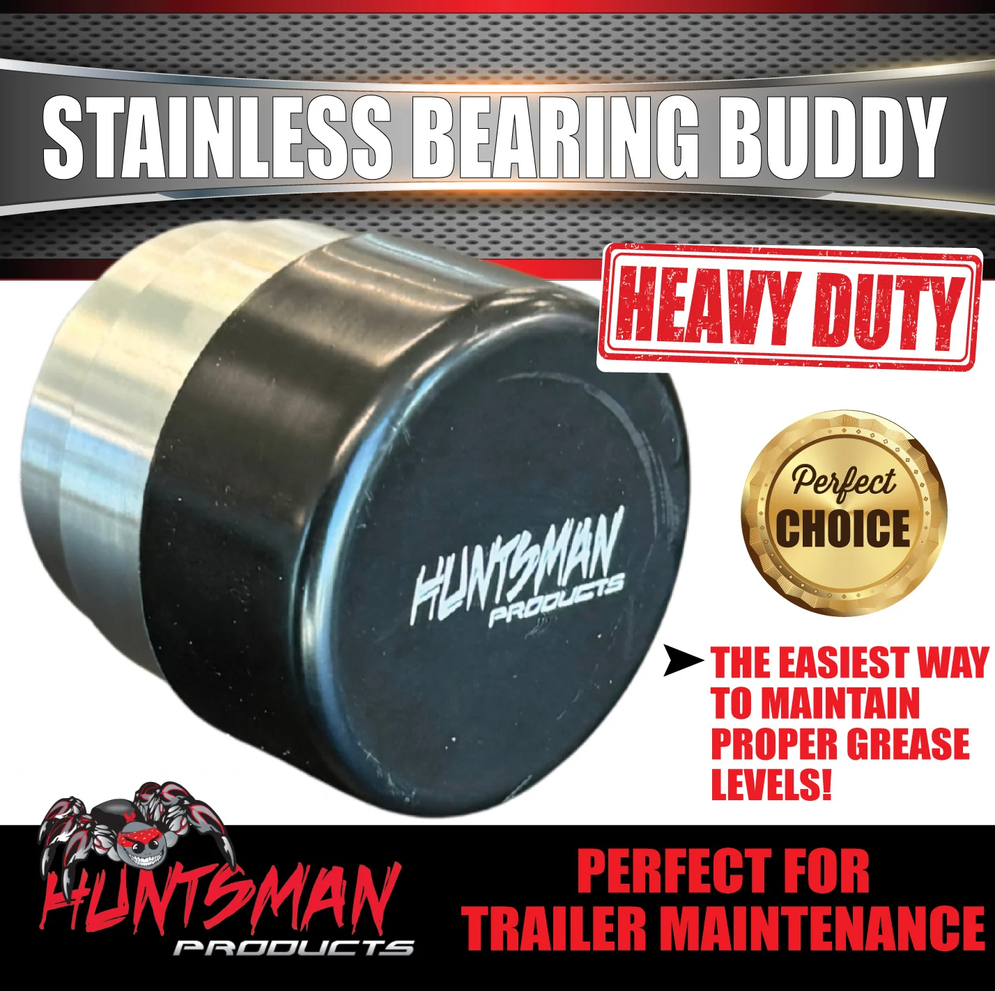 2X All Stainless Steel 50.2mm 1.98" Trailer Bearing Protector buddy Buddies USA - Image 4