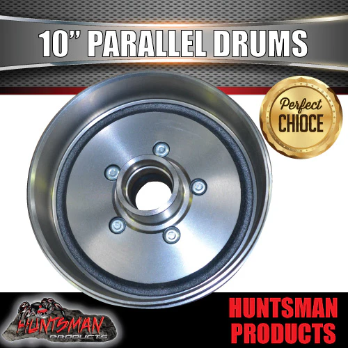 2X Trailer 10" Drums Suit 5 Stud Landcruiser. 5/150 PCD & Japanese Parallel Bearings - Image 2