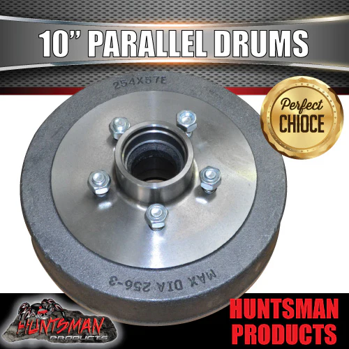 2X Trailer 10" Drums Suit 5 Stud Landcruiser. 5/150 PCD & Japanese Parallel Bearings - Image 4