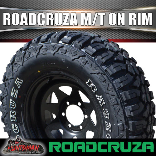 33X12.5R17 L/T Roadcruza MUD tyre on 17" black steel rim. 33 12.5 17 - Image 3