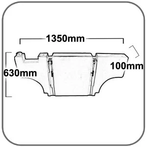 50 LITRE SLIMLINE WATER TANK. PRV50 - Image 3