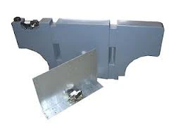 50 LITRE SLIMLINE WATER TANK WITH 12V PUMP AND MOUNT KIT. PRV50-P-MK
