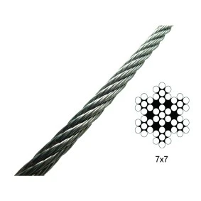 500 Metres Zinc Plated 7x7 steel 4mm Wire Cable Rope - Image 3