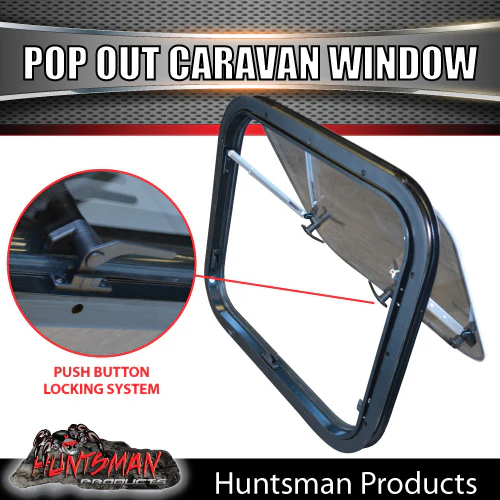 700mm x 500mm Caravan, Horse Float, Motorhome Push Out Window - Image 2