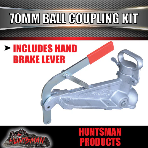 70mm 4500Kg Trailer Caravan Electric Brake Coupling & 70mm Tow Ball. CTA Approved - Image 2