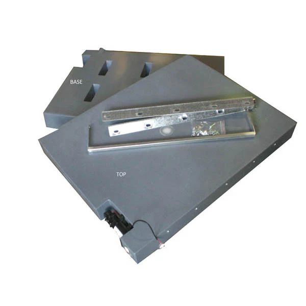 80 LITRE SLIMLINE WATER TANK WITH 12v PUMP AND MOUNT KIT. PRV80S-P-MK