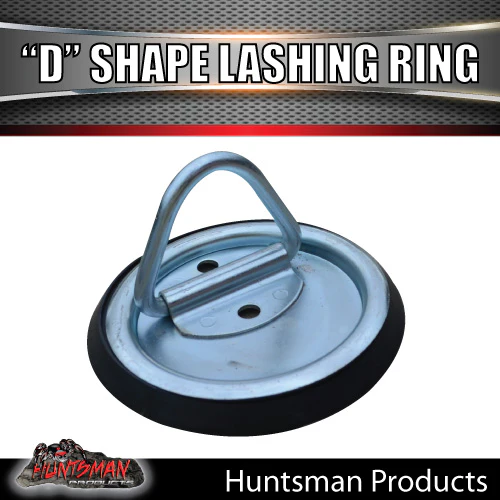8X Lashing D Ring Tie Down Point & Metal Guard For Truck Trailer Ute - Image 3