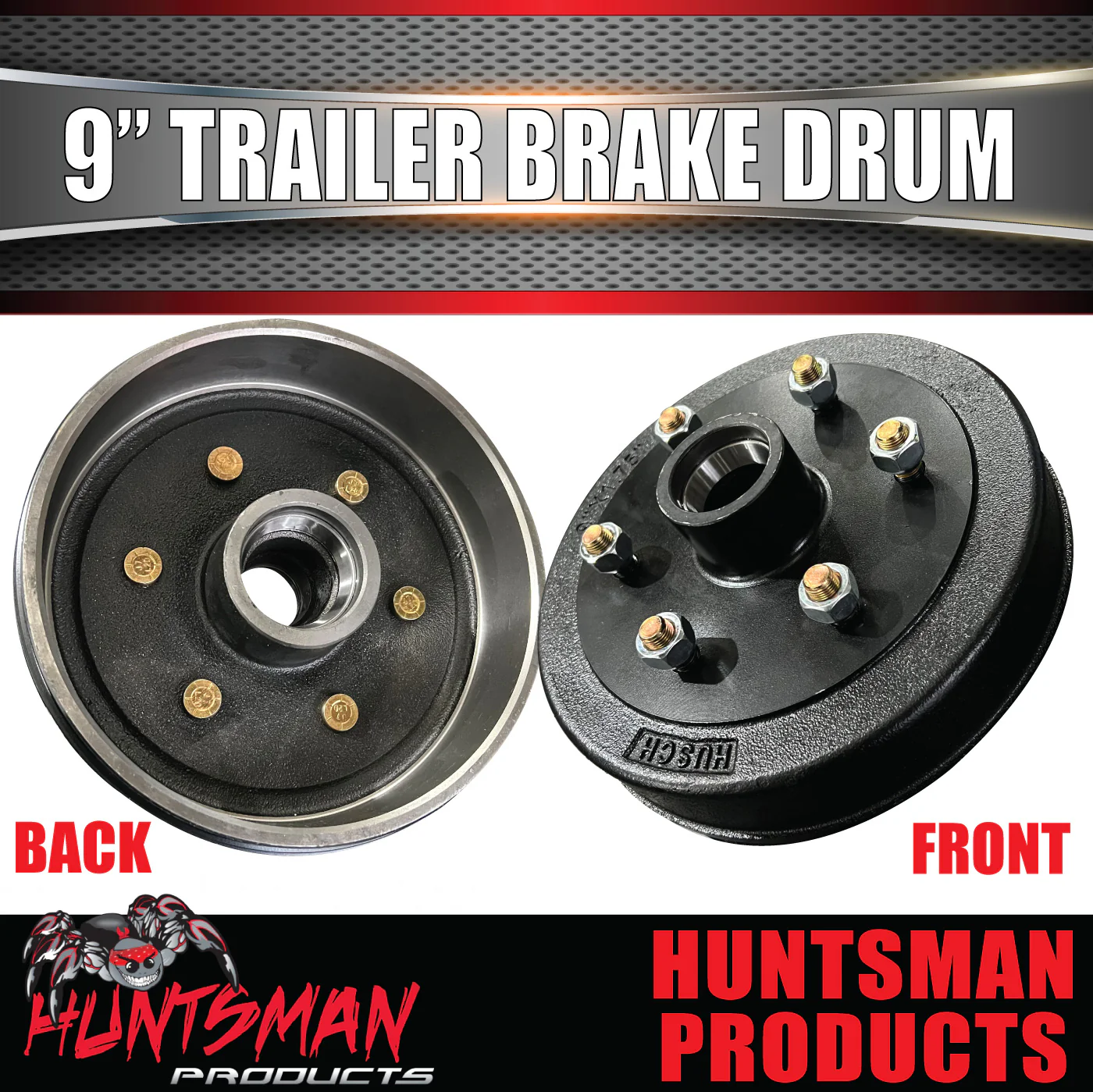 2X 9" Drums 6 Stud Landcruiser Pattern 6/139.7 PCD & LM Bearings - Image 4