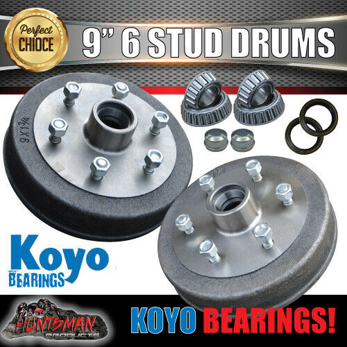 9" Trailer Hydraulic Drum Brake Kit. Japanese Bearings 5 & 6 Stud - Image 5