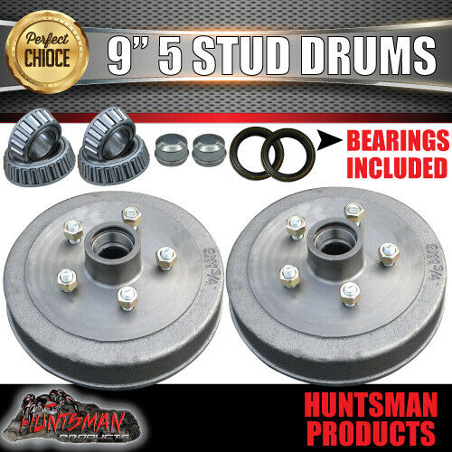 9" Trailer Mechanical Drum Brake Kit.  5 & 6 Stud - Image 3