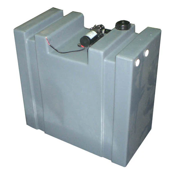 90 LITRE UPRIGHT WATER TANK WITH 12V PUMP. PRV90-P