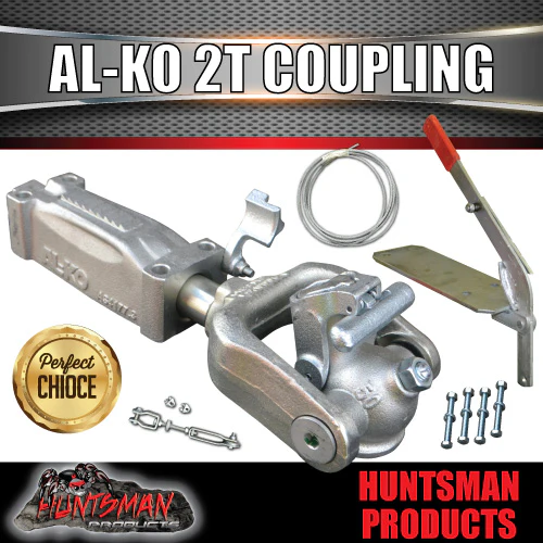 Alko Trailer Caravan Off Road 2000kg Mechanical Brake Override Coupling Kit for 50mm Ball. 619200