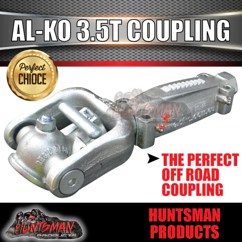 Alko Off Road 3500Kg Fixed Head Electric Brake Trailer Caravan Coupling Kit. 619350 - Image 3