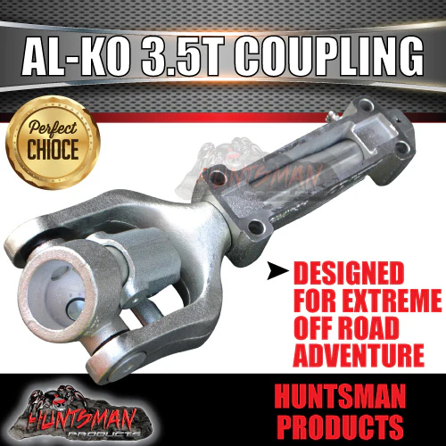 Alko Off Road 3500Kg Fixed Head Trailer Caravan Coupling. Suit 50mm Ball. 619350 - Image 3