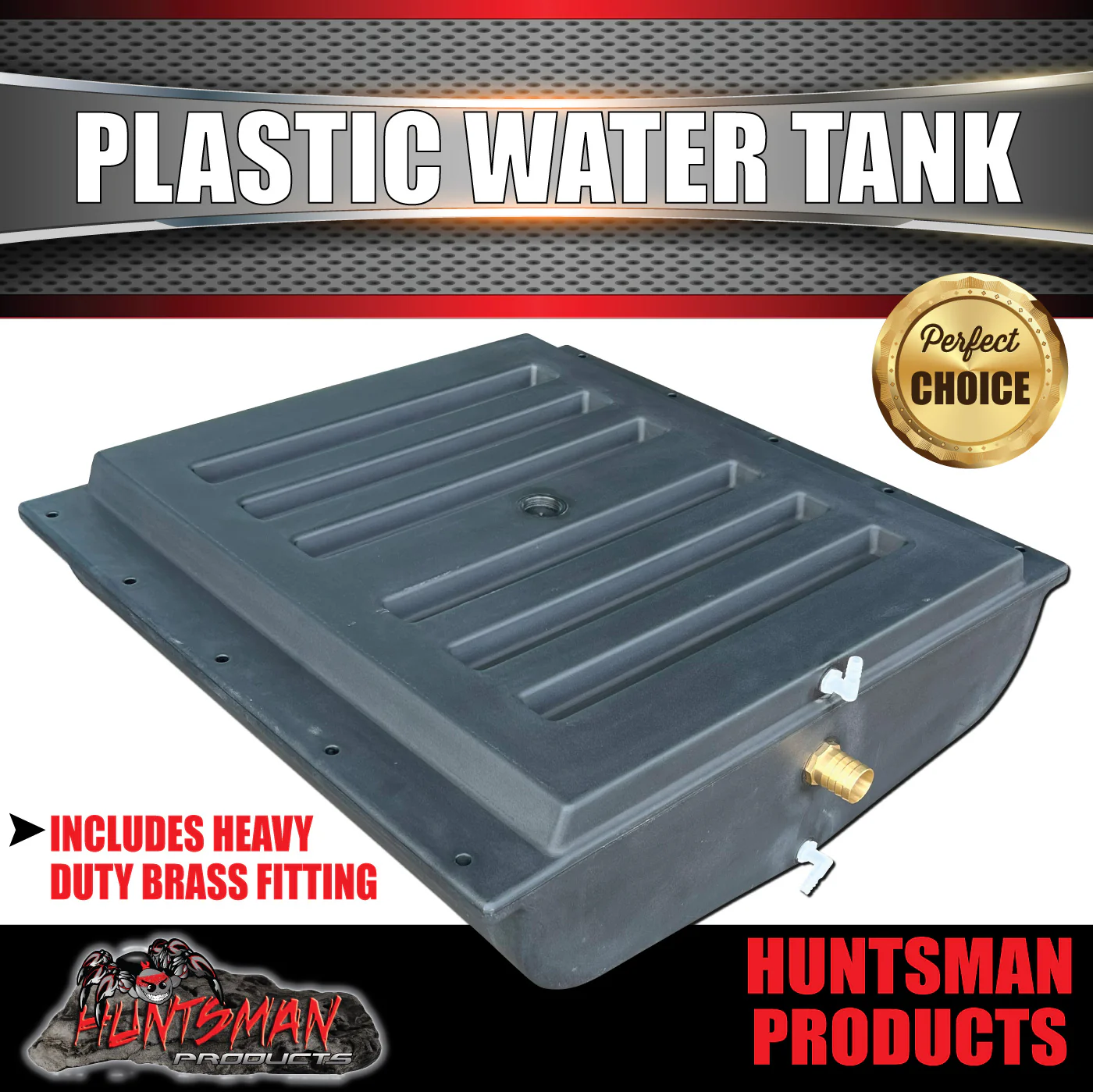 Caravan Camper Trailer Boat 120 Litre LDPE Under body Poly Water Tank & Fitting 120L-1