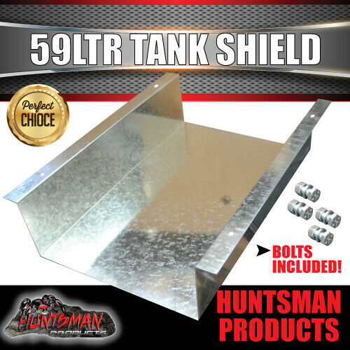Caravan Camper Trailer, Boat 59 Litre Underbody Water Tank, shield & Rubber seal - Image 10