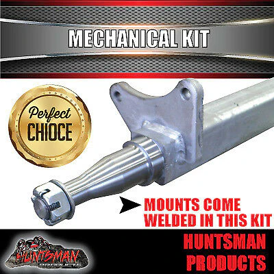 DIY 1400Kg Boat Jet Ski Trailer Kit. Slipper Springs Mechanical Disc Brakes, Axles 78" - 96" Long - Image 4