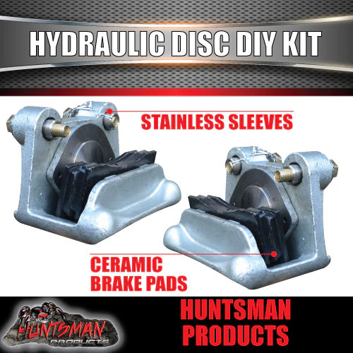 DIY 1400kg Boat Trailer Kit. Hydraulic Disc Brakes Eye to Eye Springs. Axles 78" - 96" Long - Image 6