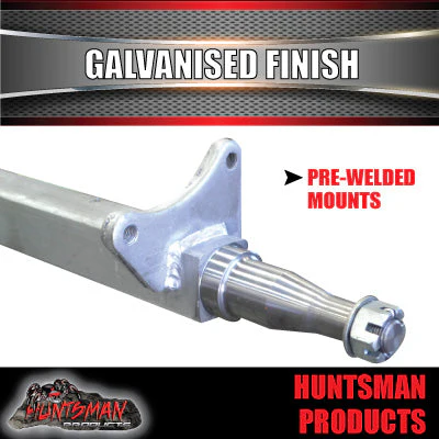 DIY 1400kg Boat Trailer Kit. Hydraulic Disc Brakes Eye to Eye Springs. Axles 78" - 96" Long - Image 9