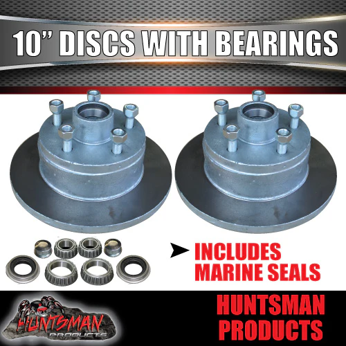 DIY 1400kg Kit. 10" Mechanical Disc Brakes. Eye to Eye Springs Stub Axles - Image 8