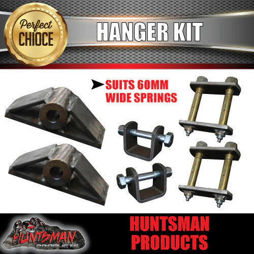 DIY 1400Kg Trailer Kit 12" L/C Hydraulic Disc Brakes Eye to Eye Shackle Springs - Image 6