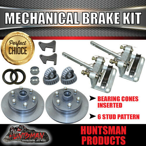 DIY 1400KG Kit. 12" L/C MECHANICAL DISC BRAKES. SLIPPER SPRINGS. - Image 3