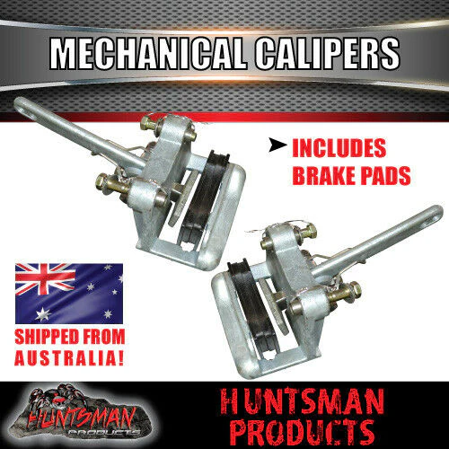DIY 1400KG 10" MECHANICAL DISC BRAKED TRAILER KIT. SLIPPER SPRINGS. - Image 4