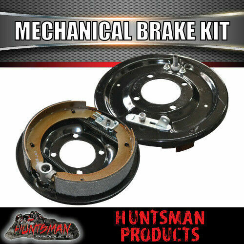 DIY 1400KG MECHANICAL DRUM BRAKES TRAILER KIT. EYE TO EYE SPRINGS. AXLES 78" - 96" - Image 5