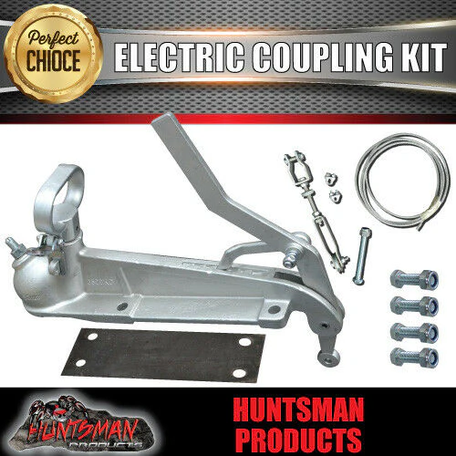 DIY 1400KG Trailer Kit. eye to Eye Springs Electric Drum Brake. Axles 64" - 77" - Image 4