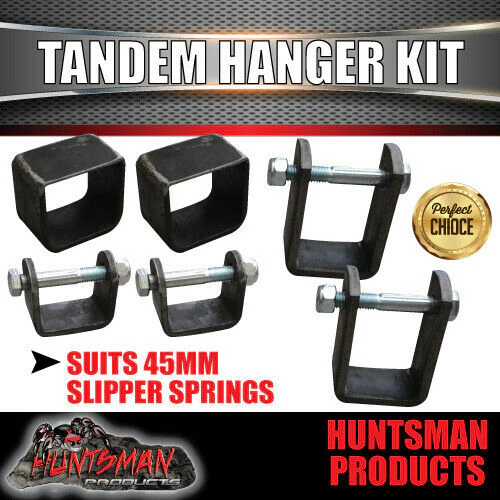 DIY 2000kg GVM TANDEM TRAILER KIT, SPRINGS HYDRAULIC BRAKES AXLE LENGTHS 60- 79" - Image 4
