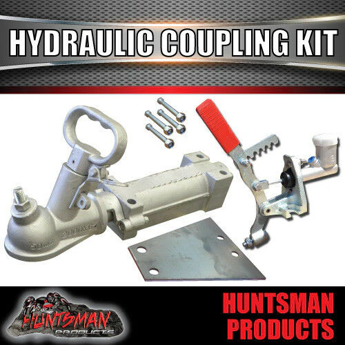 DIY 2000KG TANDEM KIT HYDRAULIC DISC BRAKES ROCKER ROLLER STUB AXLES - Image 6