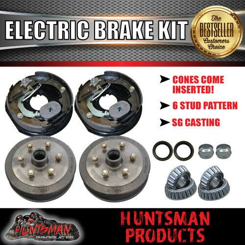 DIY 2500Kg Tandem Kit. Slipper Springs, 10" Electric Brakes, 45mm Axles 64" - 77" - Image 6