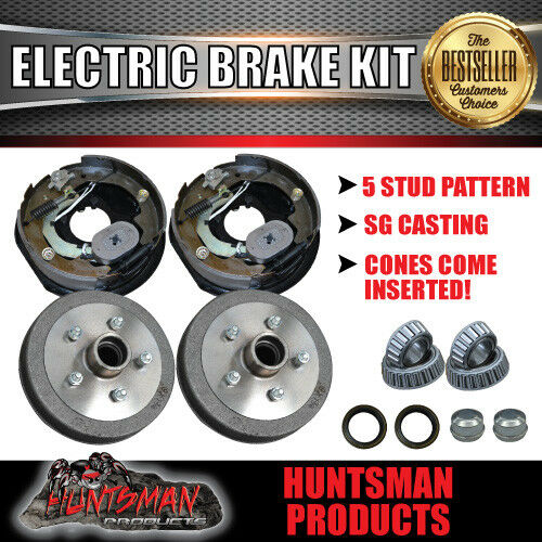 DIY 2800Kg Tandem Kit. R/Roller, Stub Axles. 10" Electric Brakes - Image 4