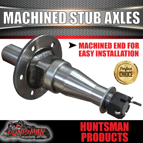 DIY 4000Kg Tandem Trailer Caravan Kit. 12" Electric Brakes. Machined Stub Axles, R/Roller - Image 6