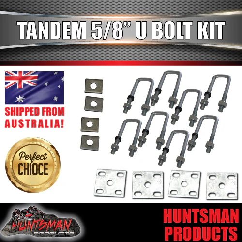DIY 4000Kg Tandem Trailer Caravan Kit. 12" Electric Brakes. Machined Stub Axles, R/Roller - Image 8
