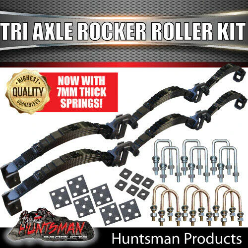 DIY 4500Kg Tri Axle Trailer Caravan Kit 12" Electric Brakes. Machined Stub Axles - Image 7