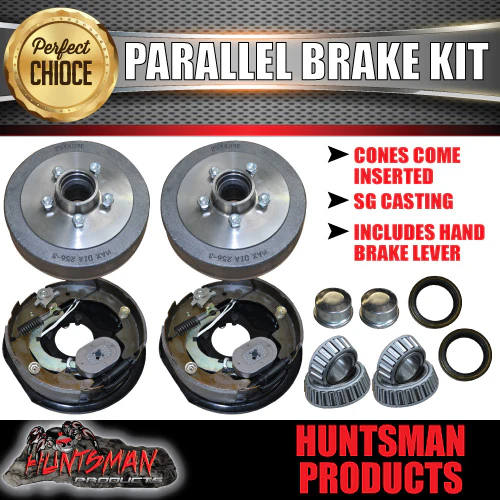 DIY 4500Kg Tri Axle Trailer Caravan Kit. Electric Brakes. Machined Stubs R/Roller - Image 4