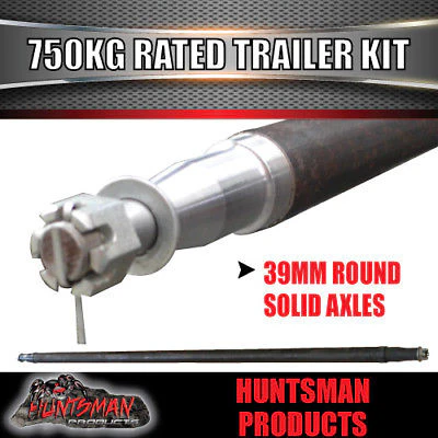 750Kg DIY Trailer Kit, Solid Axle, S.G Cast Hubs, Heavy duty Springs Koyo Bearings - Image 5