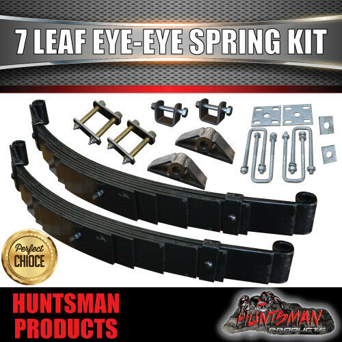 DIY Trailer Kit 1400Kg Rated. Hydraulic drum Braked Eye to Eye Springs, Axles 78" - 96" - Image 3